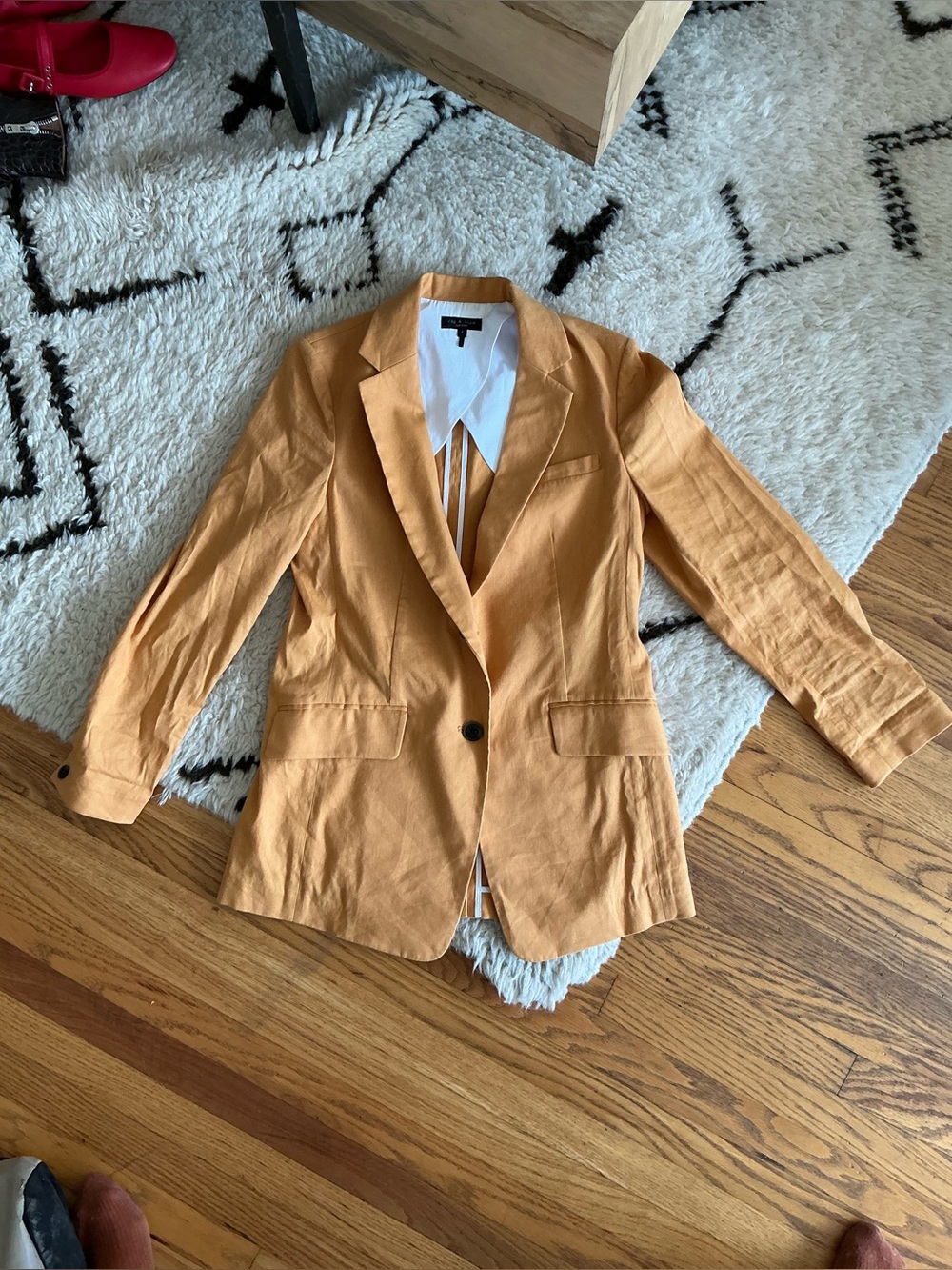 Rag & Bone Mustard Blazer- Size 2